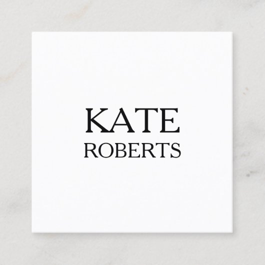 Minimaal modern professioneel visitekaartje (Voorkant)