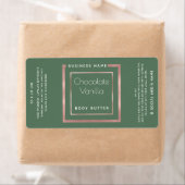 Minimaal modern roos goud lijst label met typograf (Insitu)