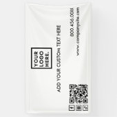 Minimaal modern Voeg Logo sociale media-evenemente Spandoek (Verticaal)