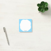 Minimaal modern wit wolkenblauw hemel post-it® notes (Kantoor)