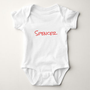 Minimaal monogram met eigen naam romper