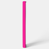 Minimaal Monogram Modern Hot Pink Samsung Galaxy Hoesje (Linkerkant)