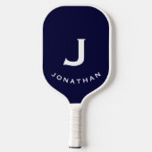 Minimaal monogram van de zeemacht pickleball paddle (Achterkant)