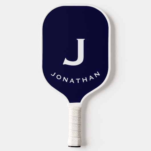 Minimaal monogram van de zeemacht pickleball paddle (Achterkant)