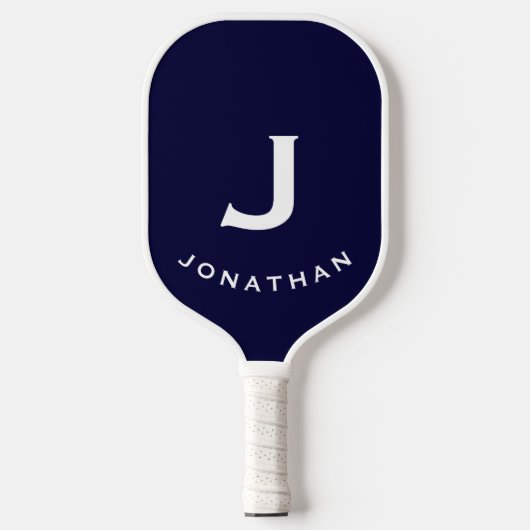 Minimaal monogram van de zeemacht pickleball paddle (Voorkant)