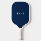 Minimaal monogram voor de blauwdouanenaam van de m pickleball paddle (Achterkant)