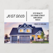 Minimaal Net Verkocht Onroerend goed Marketing Briefkaart (Voorkant)