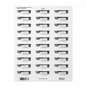 Minimaal nieuw label voor thuisgebruik (Full Sheet)