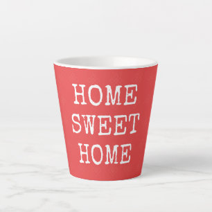 Minimaal ontwerp voor thuis latte mok
