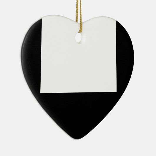 Minimaal ontwerp zwart Lijst Ornament hart (Rechts)