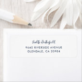 Minimaal persoonlijk terugzendadres script etiket (Insitu)