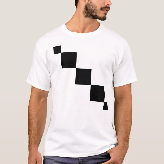 Minimaal Pixel Sword T-shirt (Voorkant)