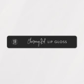 Minimaal productlabel voor bewerkbare kleuren labels (Design 1)