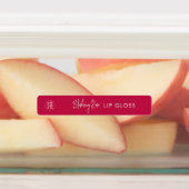 Minimaal productlabel voor bewerkbare kleuren labels (Aangebracht)