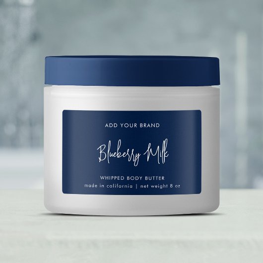 Minimaal productlabel voor bewerkbare kleuren labels