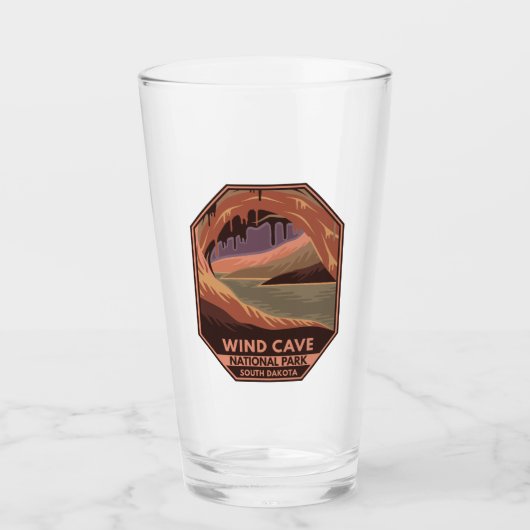 Minimaal retro-embleem in het natuurpark van de wi glas (Voorkant)