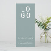 MINIMAAL SAGE GREEN BUSINESS LOGO CADEAUBON (Staand voorkant)