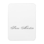 Minimaal script 3d monogram magneet (Verticaal)