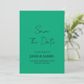 Minimaal script foto save the date (Staand voorkant)