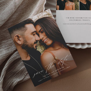 Minimaal scriptfoto save the date