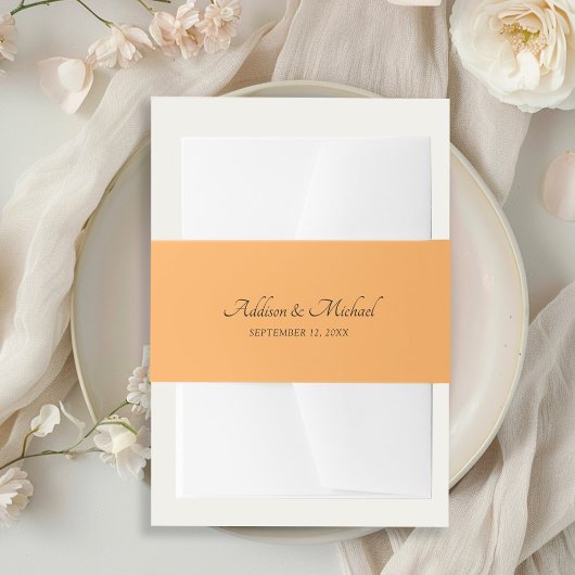 Minimaal Sinaasappel Uitnodigingen Wikkel