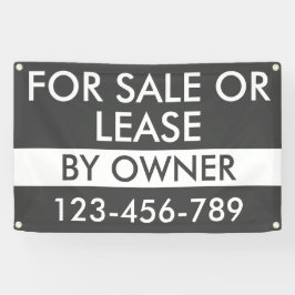 Minimaal te koop of te huur door eigenaar makelaar spandoek