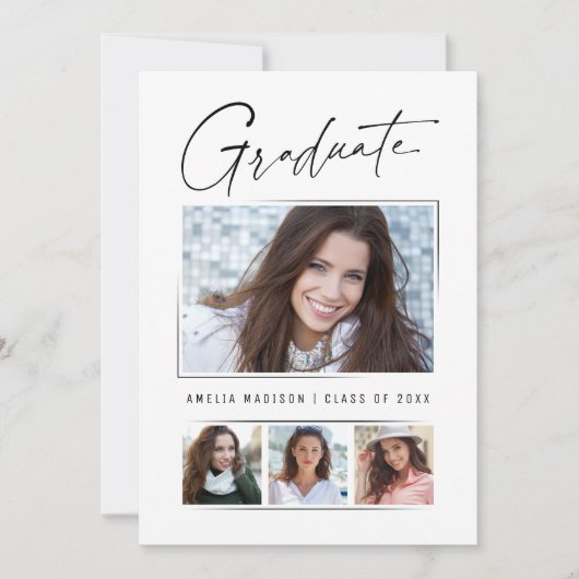 Minimaal uniek Afstudeerder voor Calligrafie-inkt  Aankondiging (Voorkant)