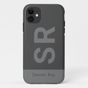 Minimaal vet gepersonaliseerd iPhone 11 hoesje