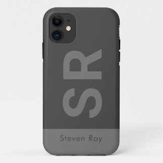 Minimaal vet gepersonaliseerd iPhone 11 hoesje