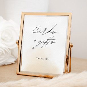 Minimaal Vrijgezellenfeest Kaarten en geschenken t Poster