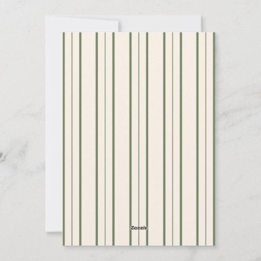 Minimaal vrolijk kerstscript Verticale één foto Feestdagenkaart (Achterkant)