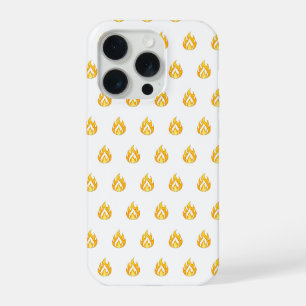 Minimaal Vuur Vlam Icoon Heet Lit Aesthetisch Graf iPhone 15 Pro Hoesje