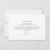 Minimaal We hebben een nieuw adres Elegant Script Aankondiging (Achterkant)