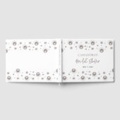 Minimaal White Pearl-Vrijgezellenfeest Gastenboek (Volledig)