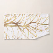 Minimaal wit ontwerp van de moderne Gold Tree Bad Handdoek (Handdoek)