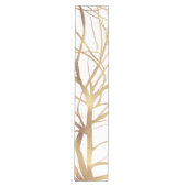 Minimaal wit ontwerp van de moderne Gold Tree Medium Tafelloper (Voorkant)