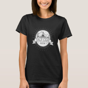  minimaal zout meer City Skyline T-shirt