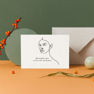 Minimaal zwart werd ze een Hero Inspiration Girl