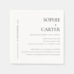 MINIMAAL ZWARTE EN WITTE TYPOGRAFIE FUN FACTS SERVET