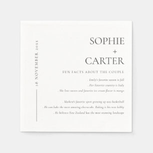 MINIMAAL ZWARTE EN WITTE TYPOGRAFIE FUN FACTS SERVET