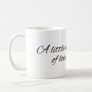 Minimal A Little Note of Love Mug