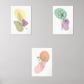 Minimal Abstract Botanical Line Art Prints (Recto)