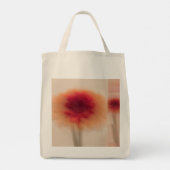 Minimal Abstract Flower Grocery Tote Bag (Dos)