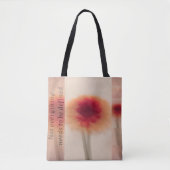 Minimal Abstract Flower Shoulder Tote Bag (Devant)