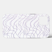 Minimal Abstract line phone case (Achterkant (horizontaal))