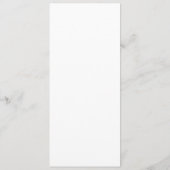 Minimal and Chic Calligraphy Dinner Wedding Menu (Achterkant)
