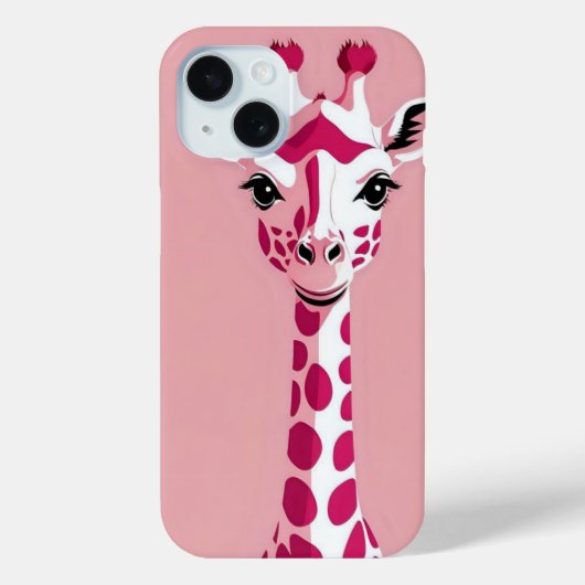 Minimal Animal Art phone case (Achterkant)