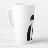 Minimal Anime Boy Latte Mug (Angle gauche)