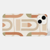 Minimal Arches Earth Tones Phone Case (Achterkant (horizontaal))