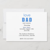 Minimal Baby boy Shower Invitation (Devant)